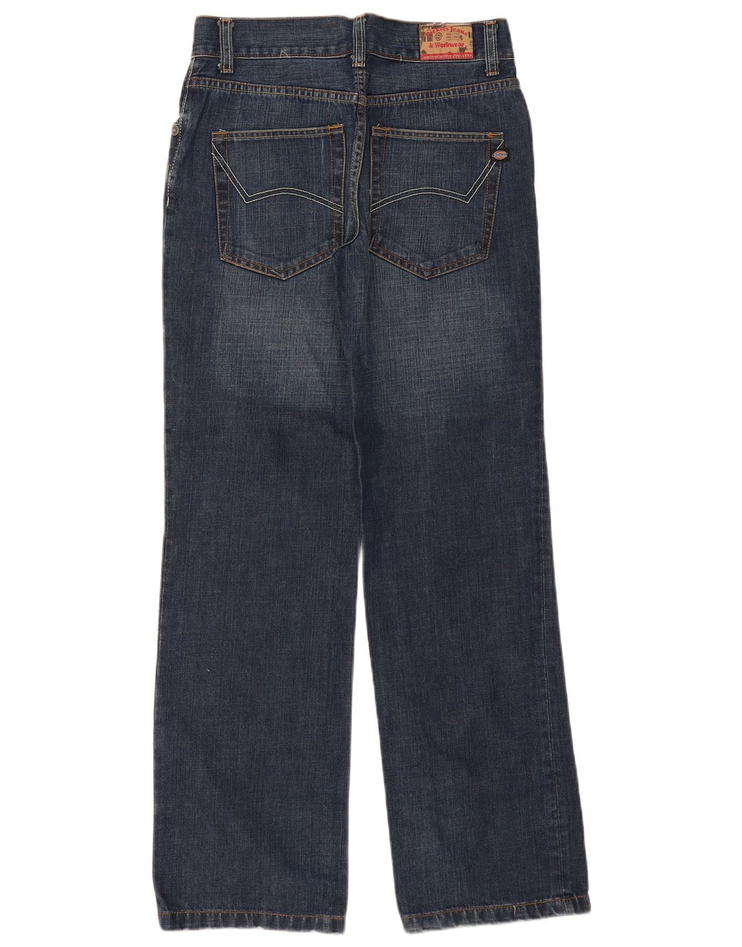 Jeans dritti da donna Dickies W30 L32 cotone blu