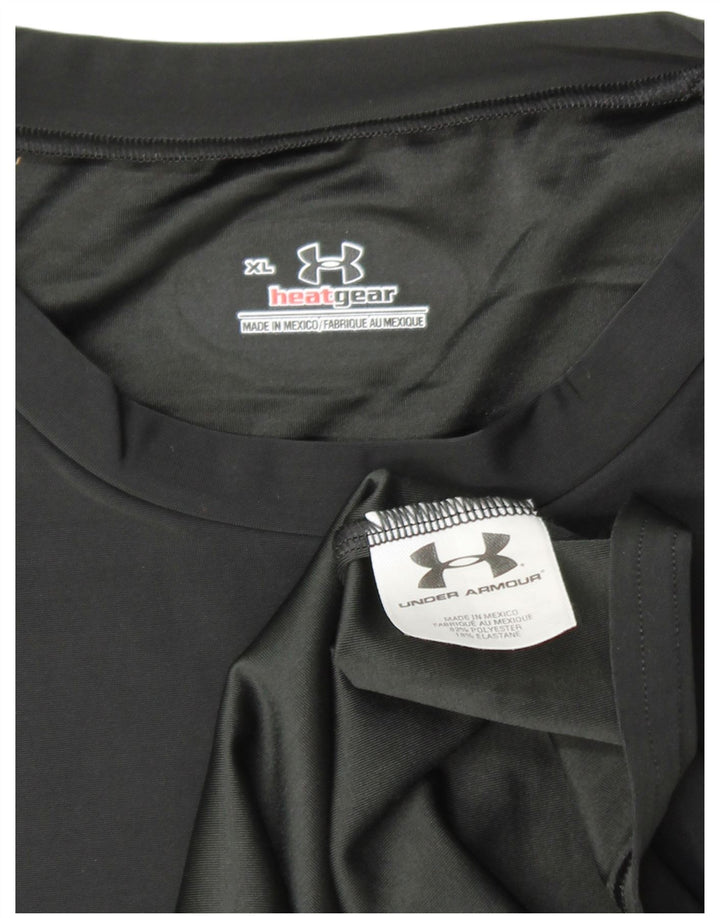 Canottiera termica UNDER ARMOUR per ragazzi 13-14 anni XL poliestere nero