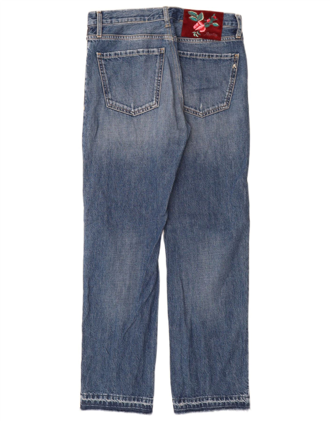 Jeans dritti da donna Replay W26 L30 cotone blu