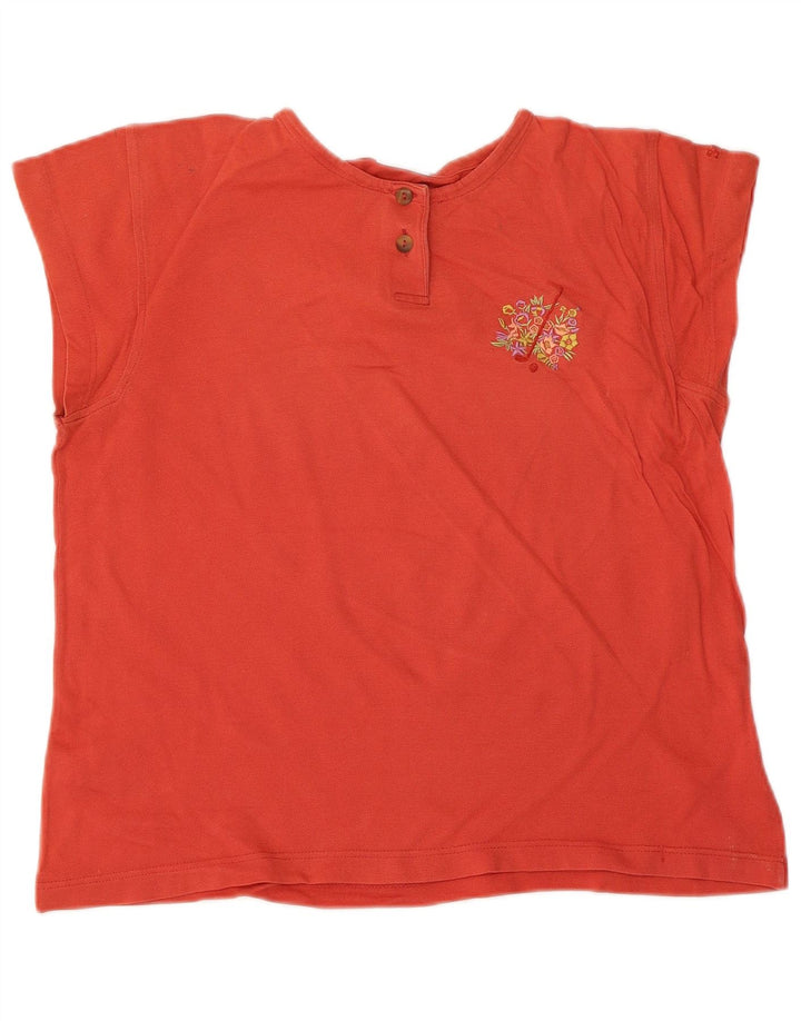 T-shirt da donna Sergio Tacchini Top UK 14 cotone rosso medio