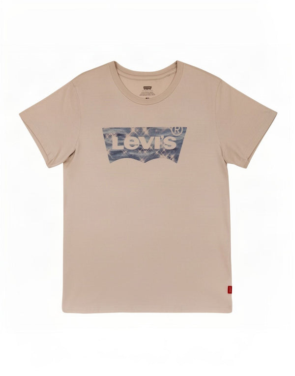 T-shirt grafica da donna Levi's Top UK 10 piccola bianca