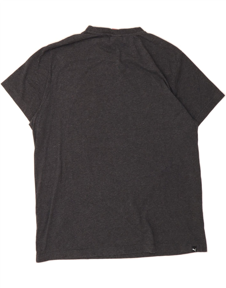 PUMA Mens Graphic T-Shirt Top 2XL Grey Cotton Vintage Puma and Second-Hand Puma from Messina Hembry 