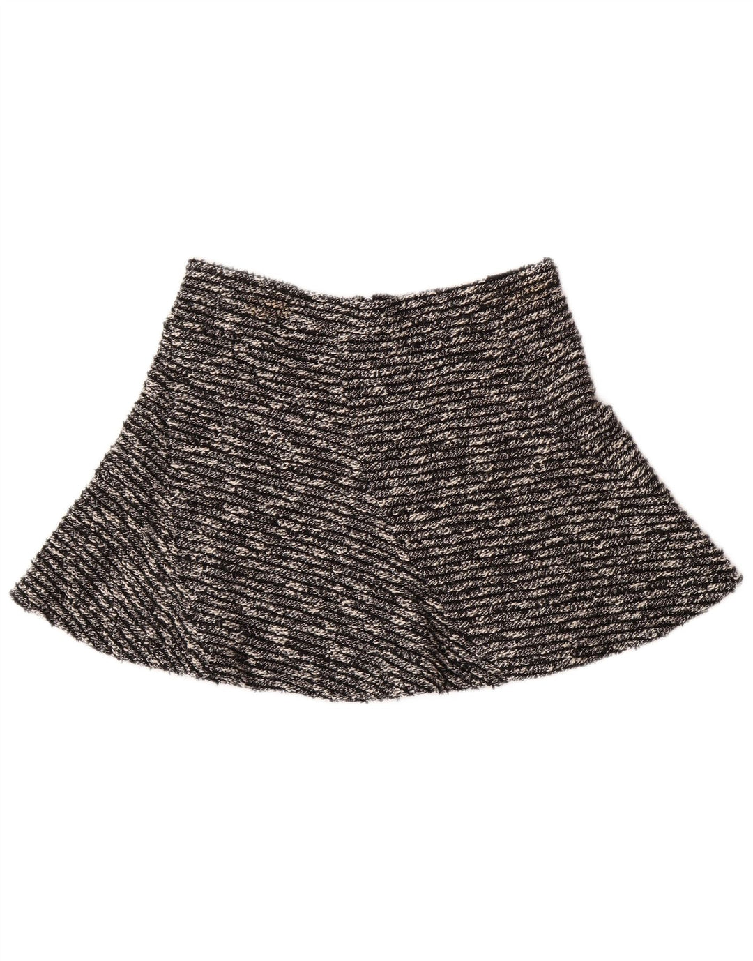 ZARA Womens Mini Skirt Medium W30  Black Flecked