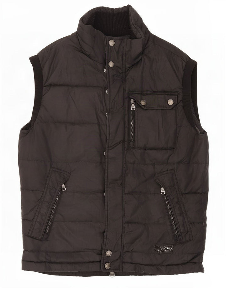 Gilet imbottito da uomo Gas UK 38 nylon nero medio