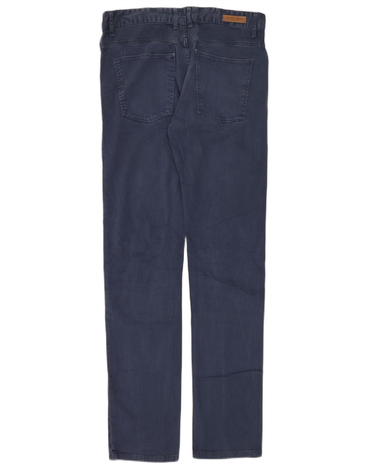 Pantaloni casual slim da uomo Zara EU 40 medi W31 L34 blu