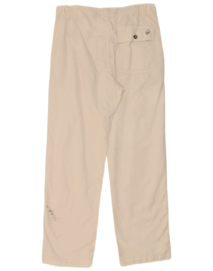Pantaloni chino dritti da uomo Murphy & Nye medi W32 L32 cotone bianco