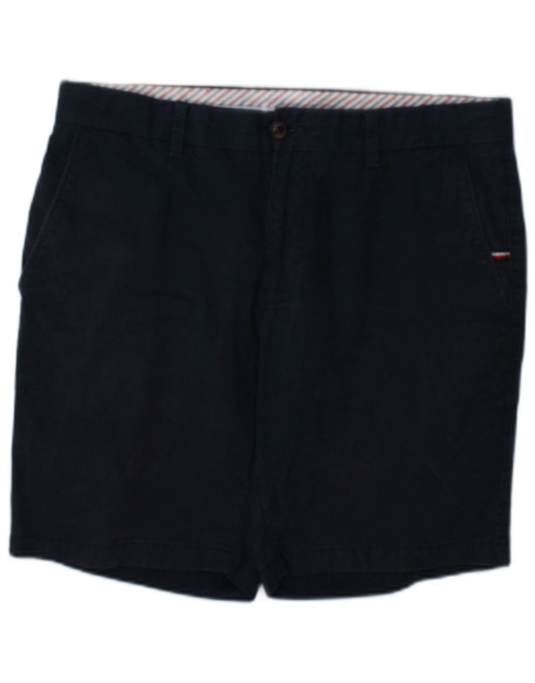 Pantaloncini chino da uomo Tommy Hilfiger W32 cotone blu navy medio