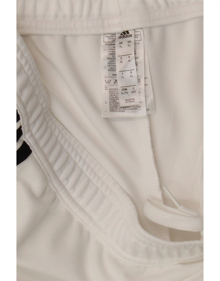 Pantaloni da tuta Adidas Climacool da uomo XL poliestere bianco