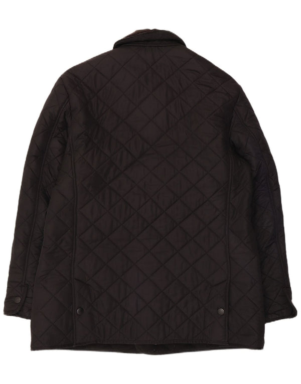 Giacca trapuntata da uomo Barbour UK 40 grande poliestere nero