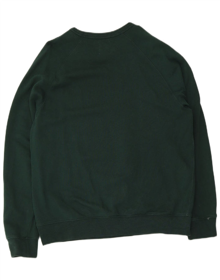 Felpa da uomo Marks & Spencer in cotone verde medio