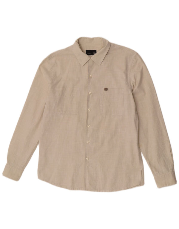 Camicia Uomo Gas Cotone Beige Medio