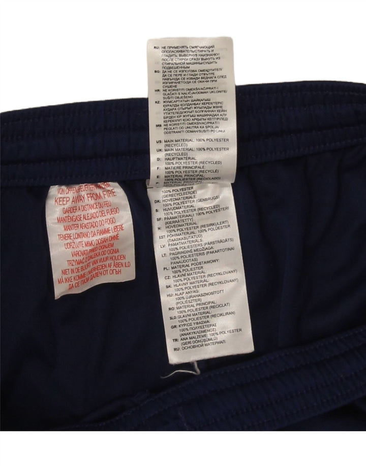 Pantaloncini sportivi Adidas da ragazzo 13-14 anni in poliestere blu navy