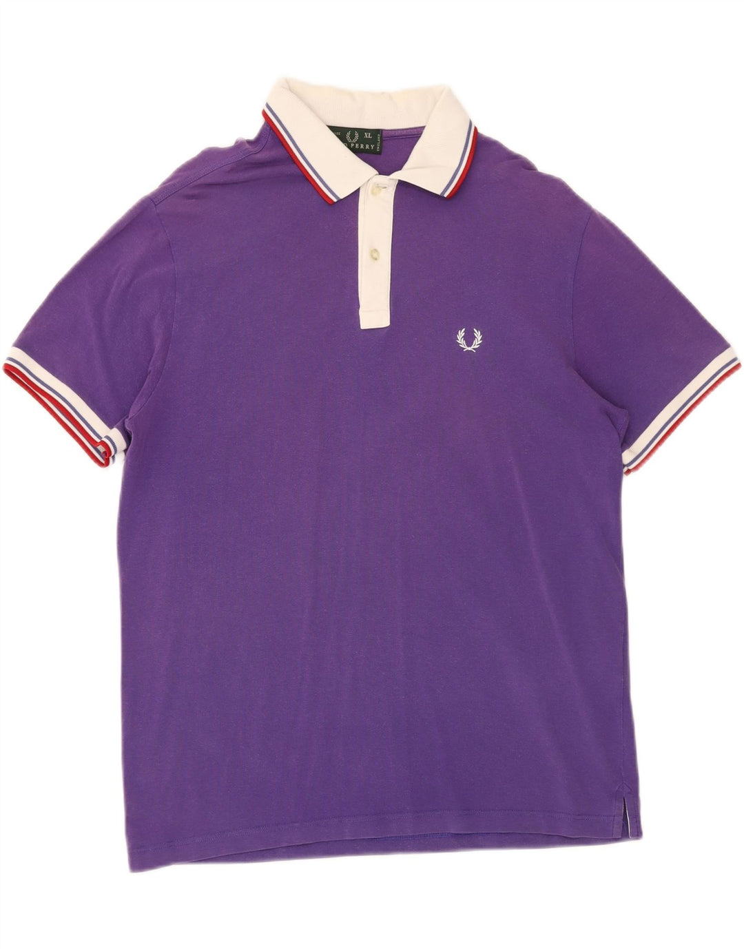Polo da uomo FRED PERRY XL in cotone viola