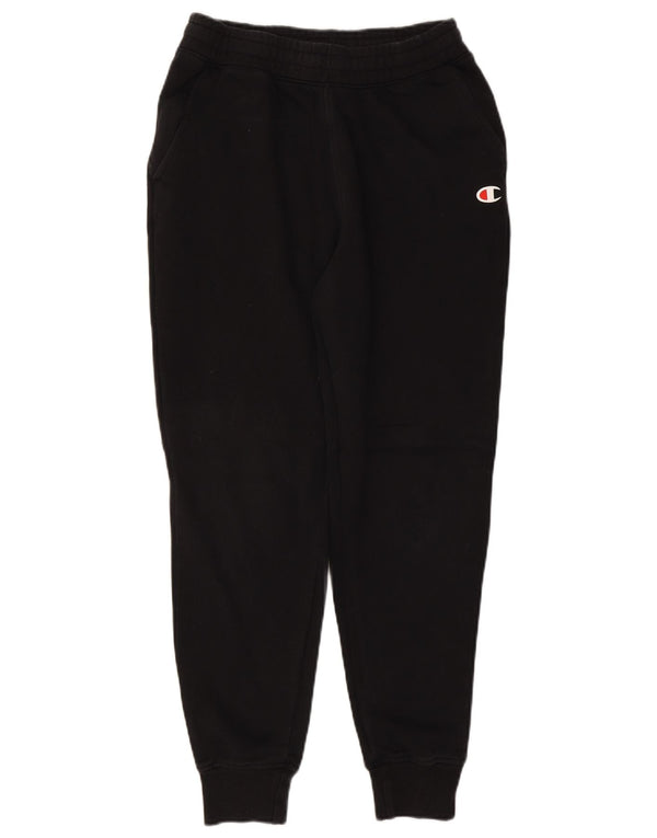 Pantaloni da tuta da uomo Champion Joggers medio cotone nero