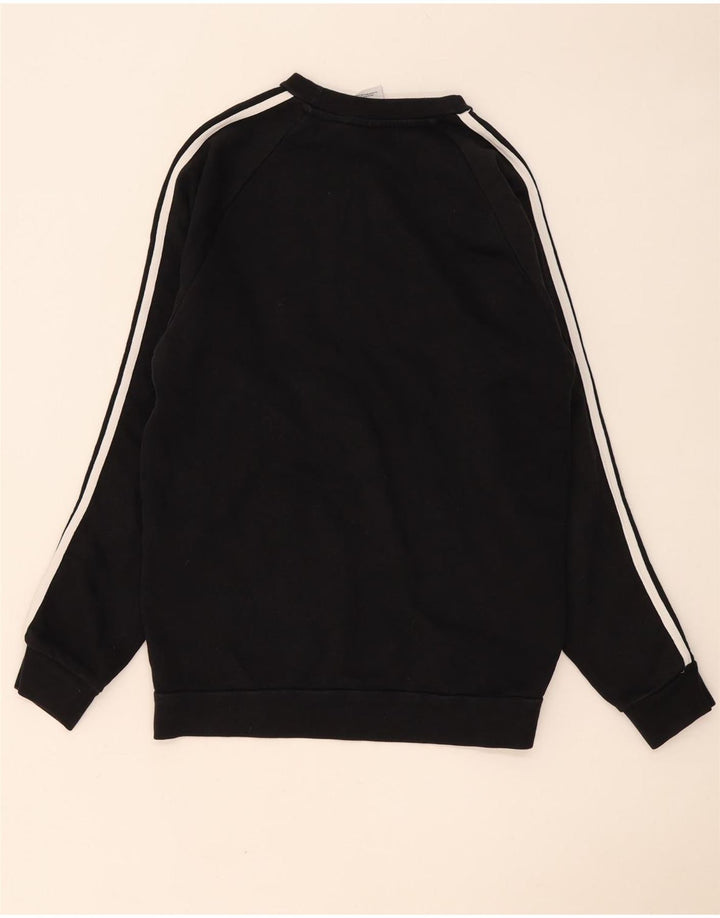 Felpa Adidas Uomo Maglione Piccolo Cotone Nero