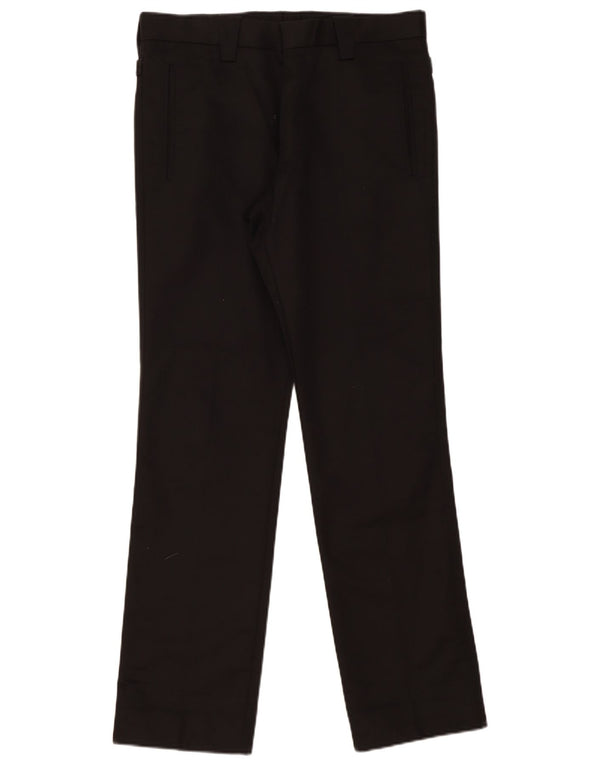 Pantaloni chino dritti da uomo Hugo Boss IT 48 medio W32 L33 cotone nero