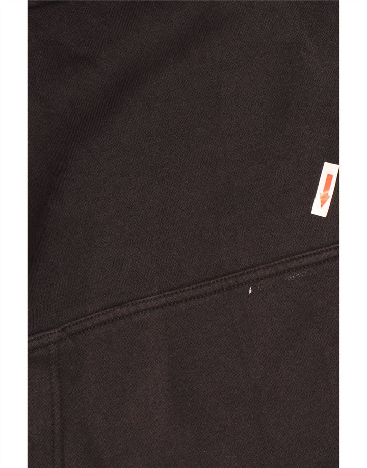 Felpa con cappuccio grafica Nike da uomo grande in cotone nero