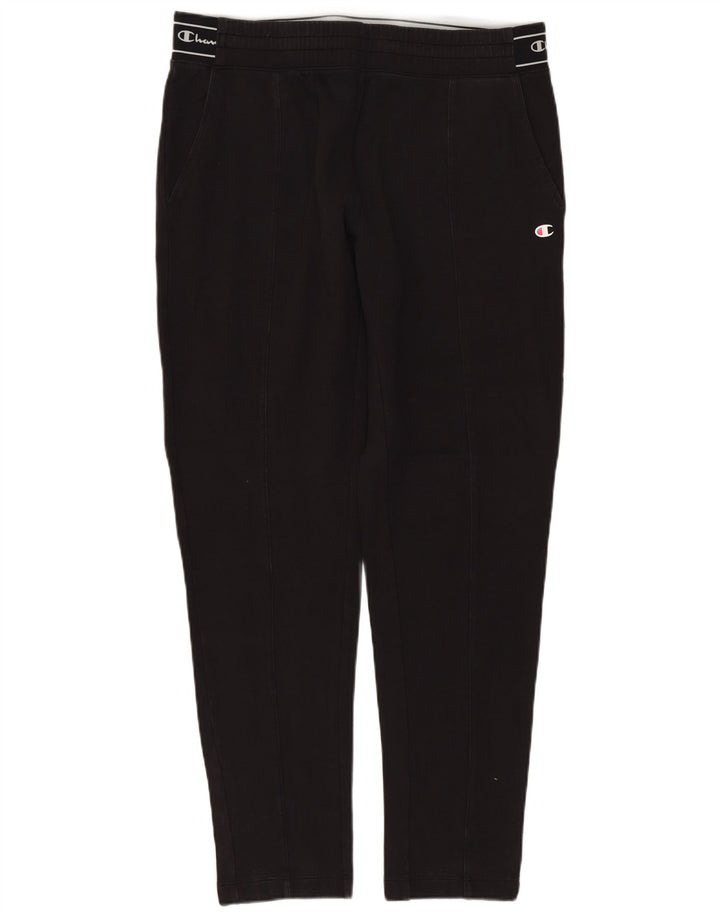 Pantaloni da tuta con grafica da donna CHAMPION UK 14 Medium Nero