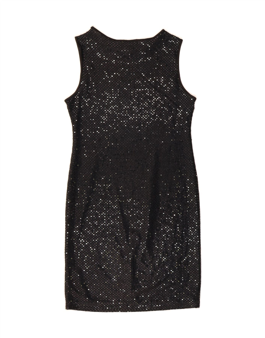 SARA GLENZER Womens Sleeveless Sheath Dress IT 42 Medium Black Polyester Vintage Sara Glenzer and Second-Hand Sara Glenzer from Messina Hembry 