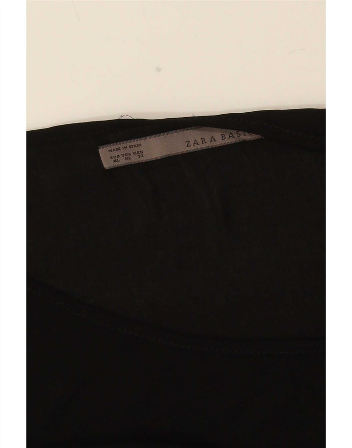 Camicetta oversize da donna Zara UK 18 XL Nera