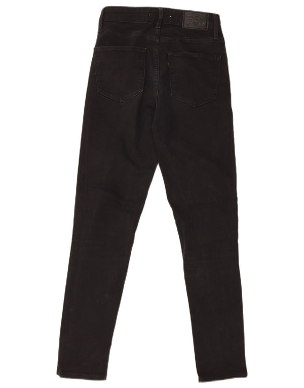 Jeans skinny a vita alta Levi's 721 da donna W24 L27 cotone nero