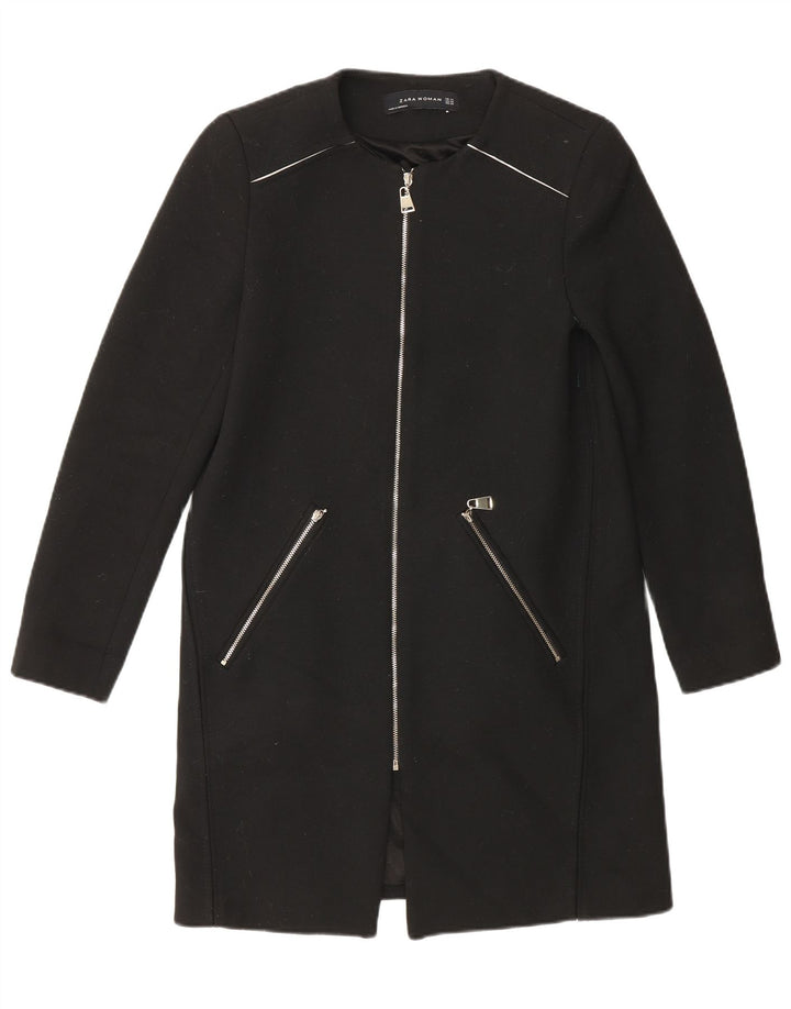 Cappotto Zara da donna UK 6 XS poliestere nero
