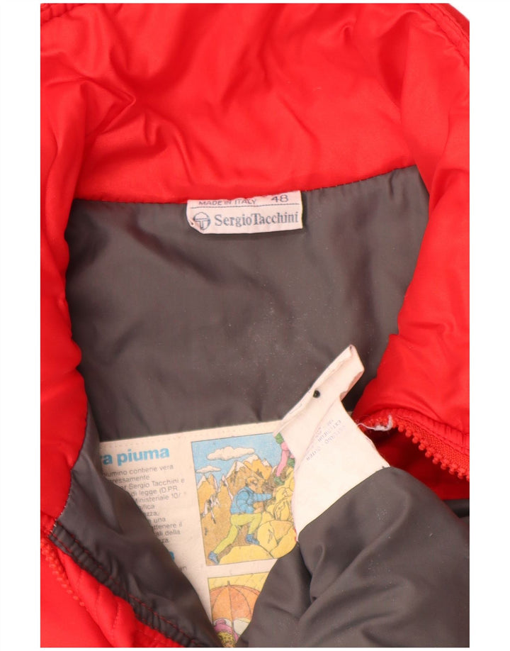 Gilet imbottito da sci da uomo Sergio Tacchini IT 48 Medium Rosso