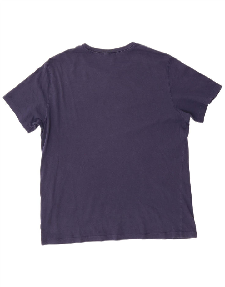 T-shirt grafica da uomo Levi's Top Large in cotone blu navy