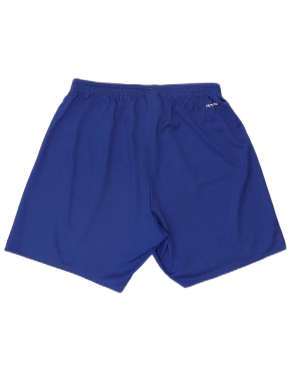 Pantaloncini sportivi ADIDAS Climalite da uomo blu medio in poliestere