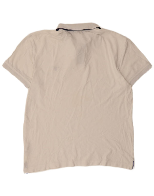 Polo da uomo Gant 2XL cotone bianco classico