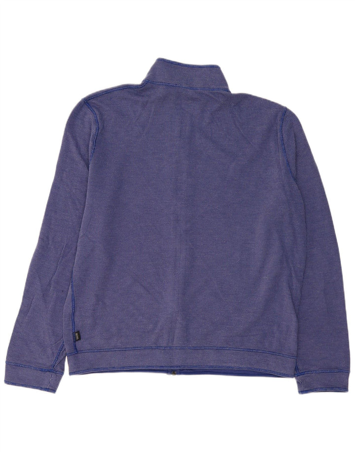 Giacca da ginnastica da uomo Hugo Boss XL in cotone blu