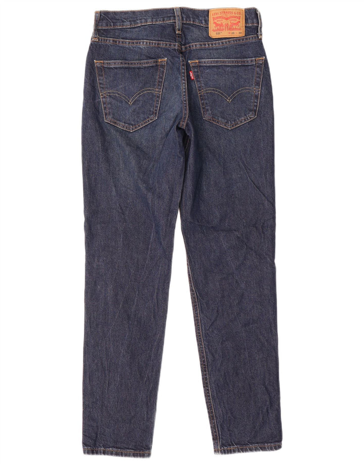 Levi's Uomo 531 Jeans dritti W29 L30 Cotone Blu