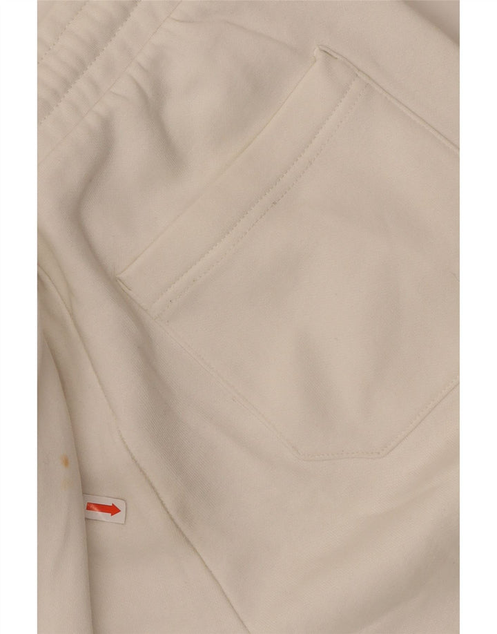 Pantaloni da tuta da uomo KAPPA Joggers piccoli in cotone bianco