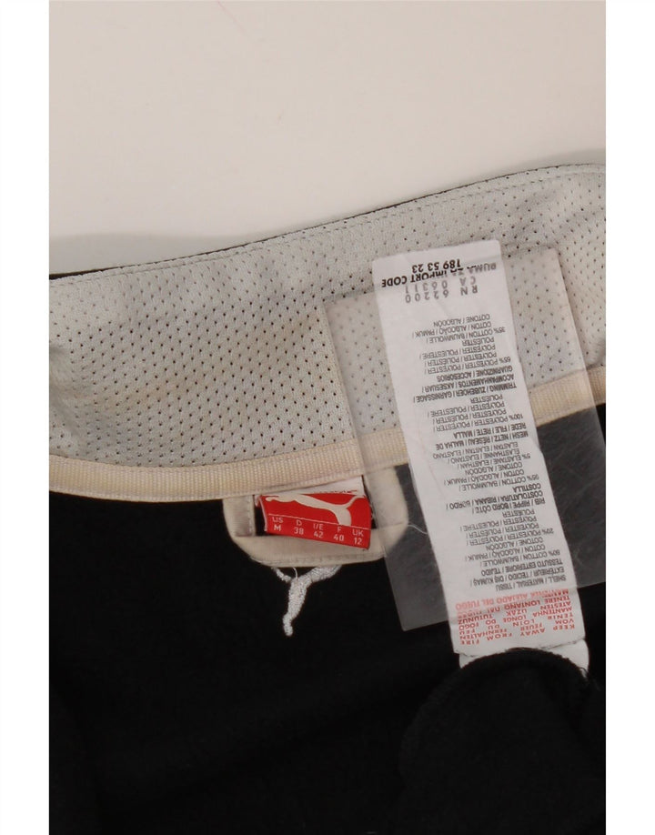 Giacca da ginnastica con grafica PUMA da donna UK 12 Medium Black Cotton