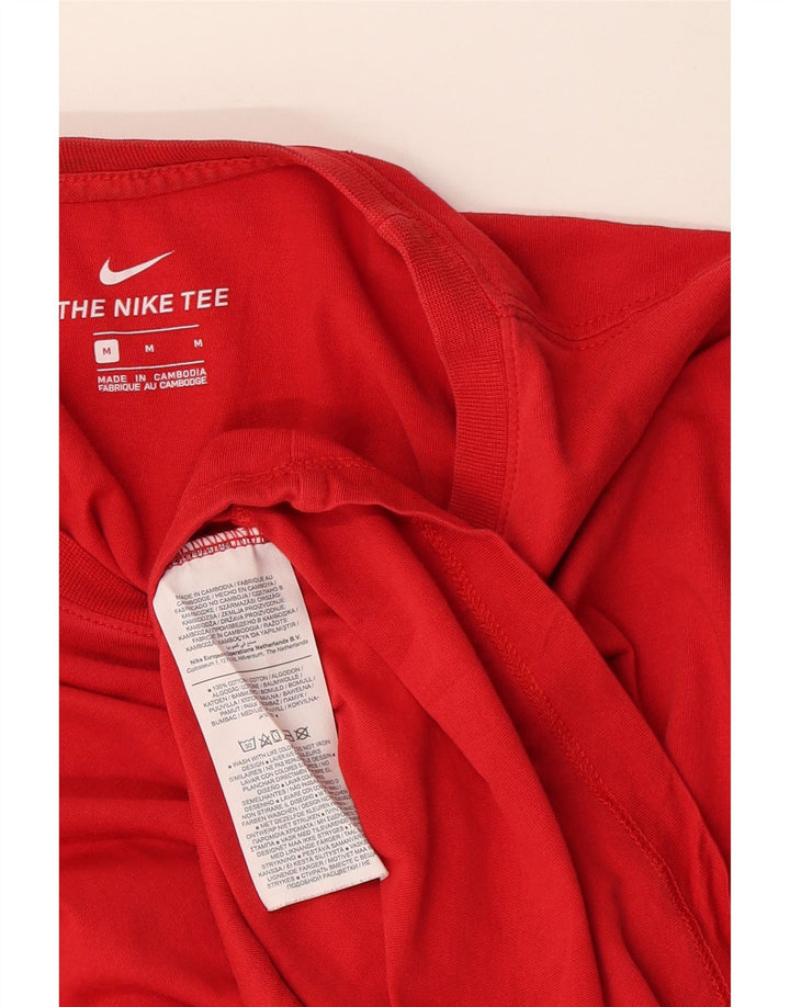 T-shirt da uomo Nike Top in cotone rosso medio