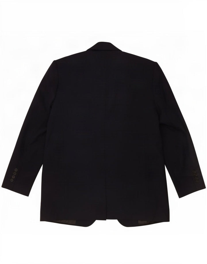 Giacca blazer da donna a 1 bottone Zara UK 16 grande poliestere blu navy