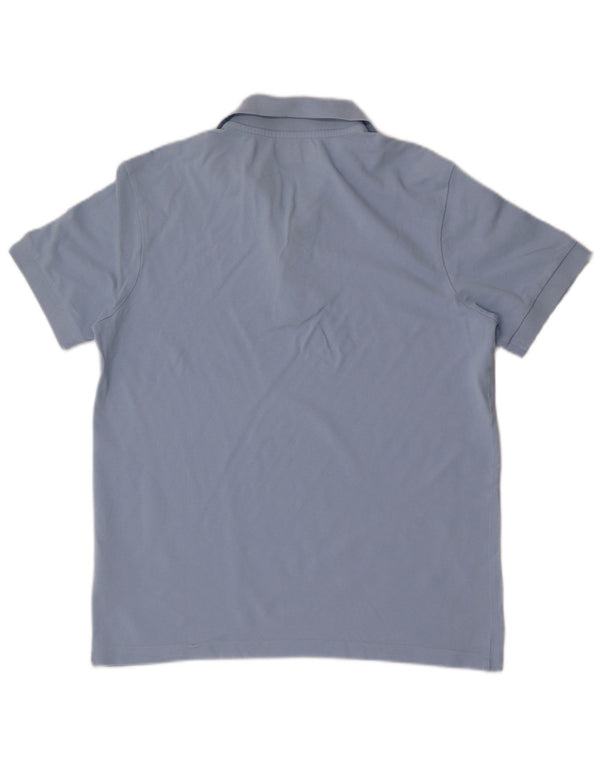 Polo Kappa Uomo Large Blu In Cotone