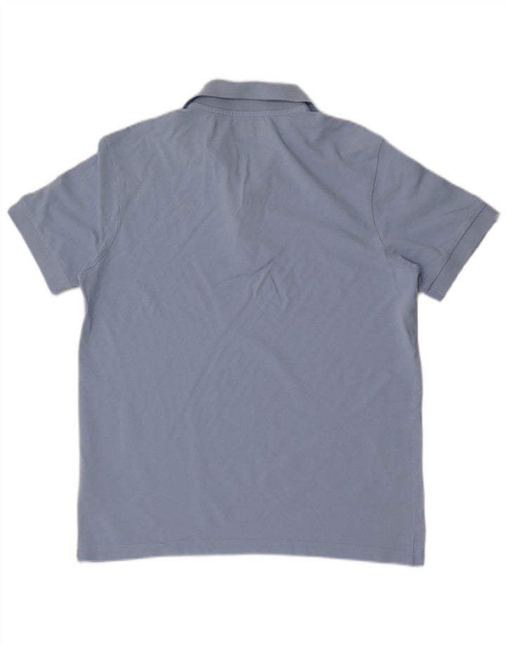 Polo Kappa Uomo Large Blu In Cotone