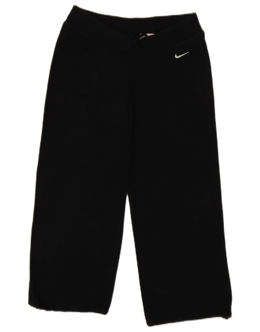 Pantaloni da tuta NIKE Capri da donna UK 8/10 piccoli in cotone nero