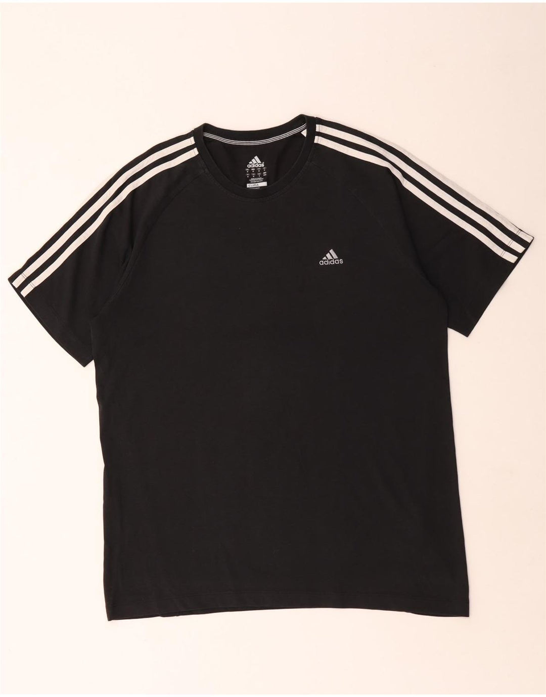 T-shirt Adidas Clima 365 da uomo, media, in cotone nero