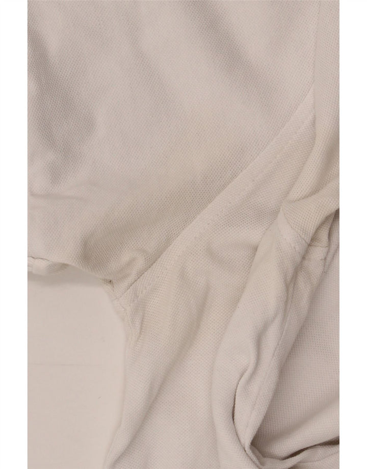 Polo da uomo Gant grande in cotone bianco