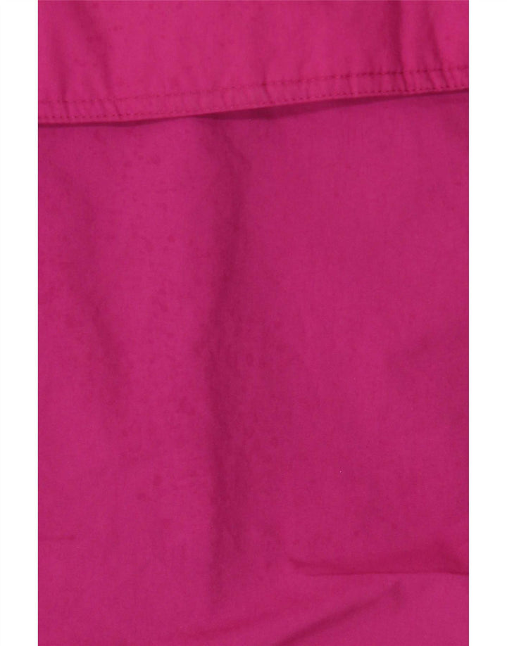 Giacca antipioggia da donna vestibilità ampia Eddie Bauer UK 14 nylon rosa medio