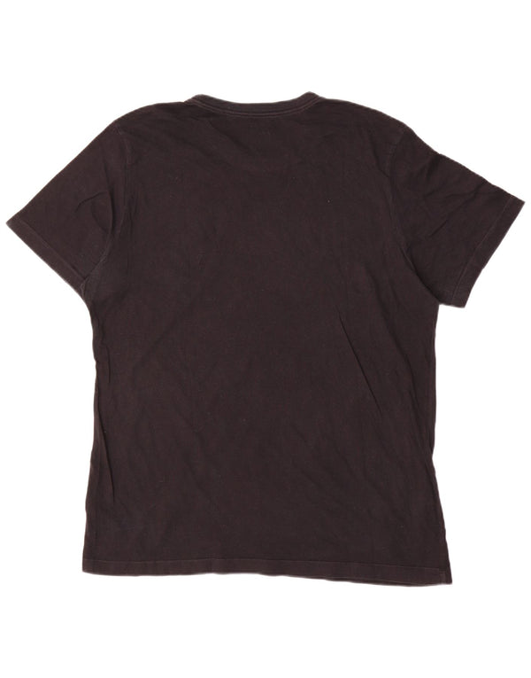 T-shirt grafica da uomo Nike Top grande in cotone nero