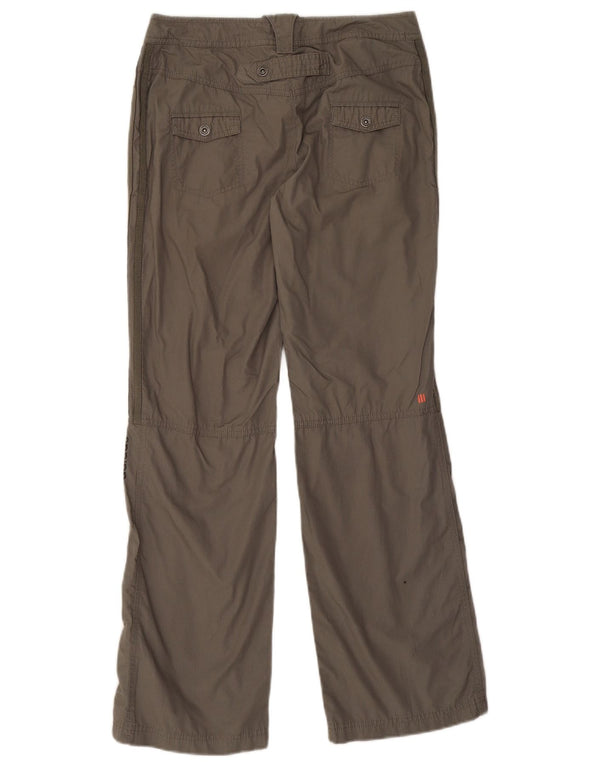 Pantaloni da trekking da donna Adidas UK 10 Small W28 L29 cotone kaki