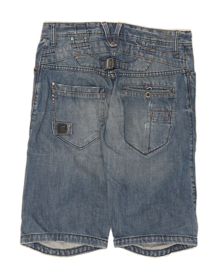 JACK & JONES Mens Denim Shorts Large W34 Blue Cotton Vintage Jack & Jones and Second-Hand Jack & Jones from Messina Hembry 