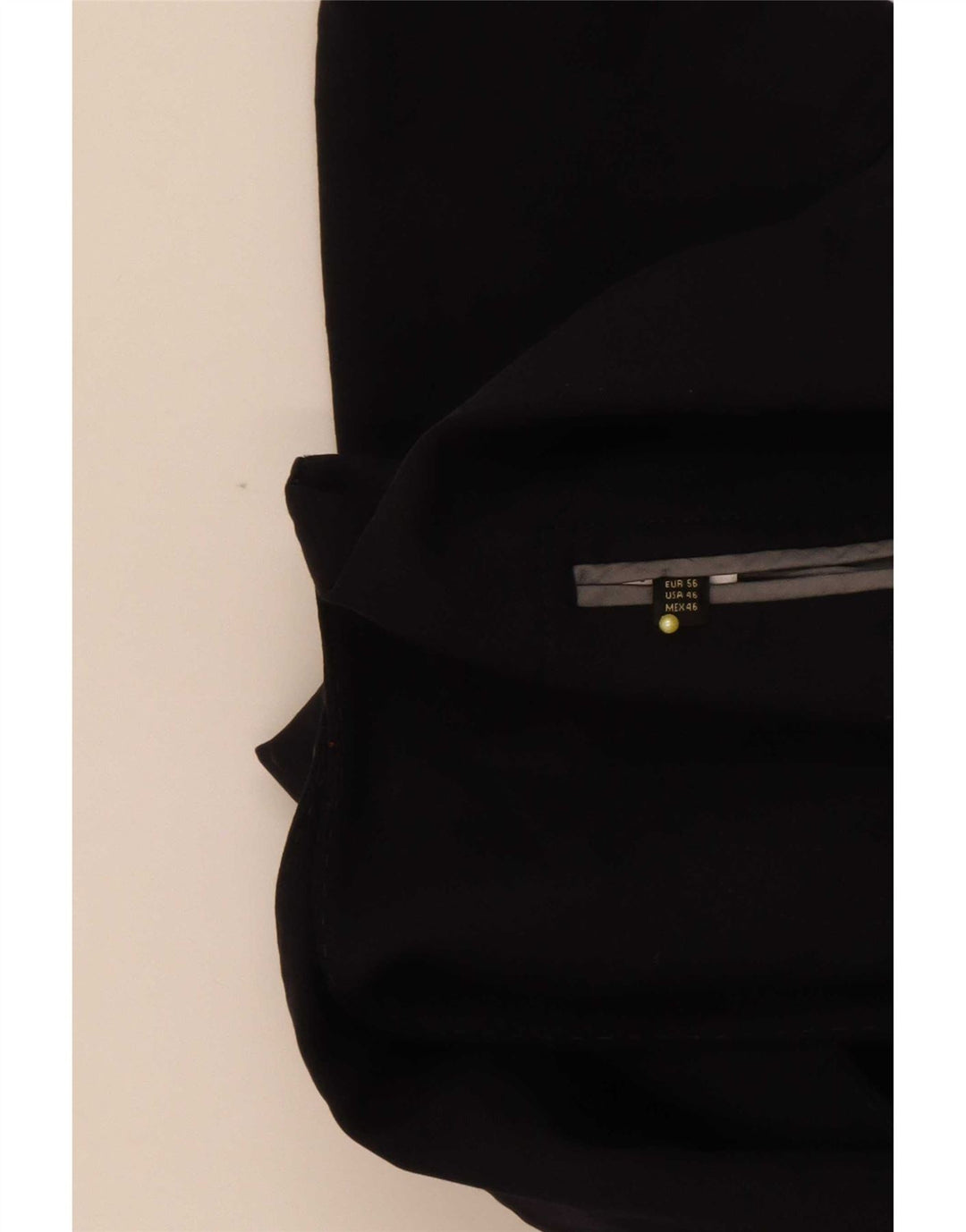 Giacca blazer da uomo a 2 bottoni Massimo Dutti EU 56 XL lana nera
