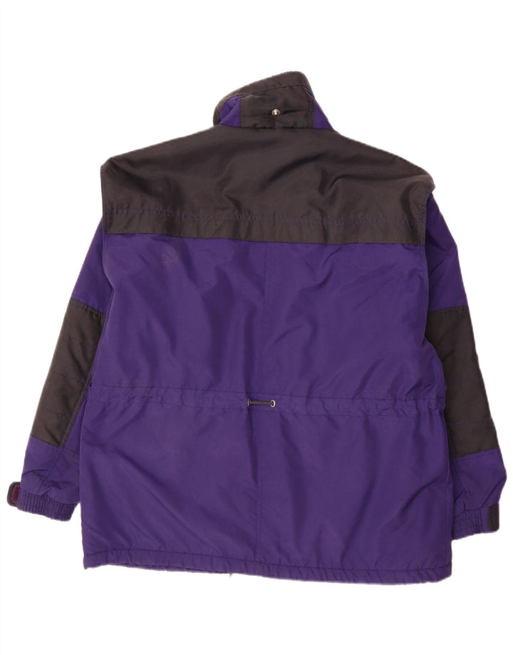 Giacca a vento Rodeo da ragazzo 11-12 anni in nylon color block viola