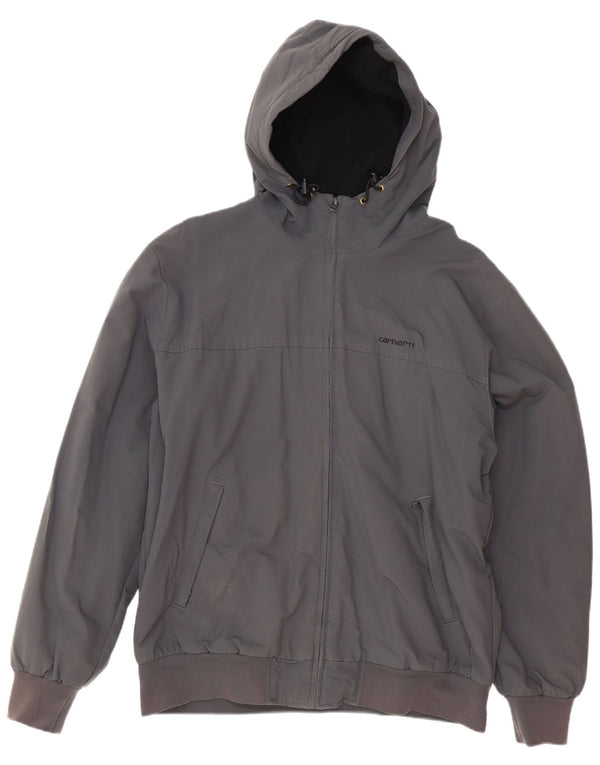Giubbotto bomber con cappuccio da uomo Carhartt UK 42 XL nylon grigio