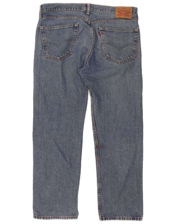 Levi's Uomo 505 Jeans dritti W36 L30 Blu