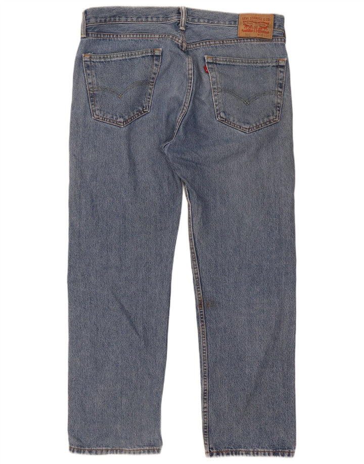 Levi's Uomo 505 Jeans dritti W36 L30 Blu